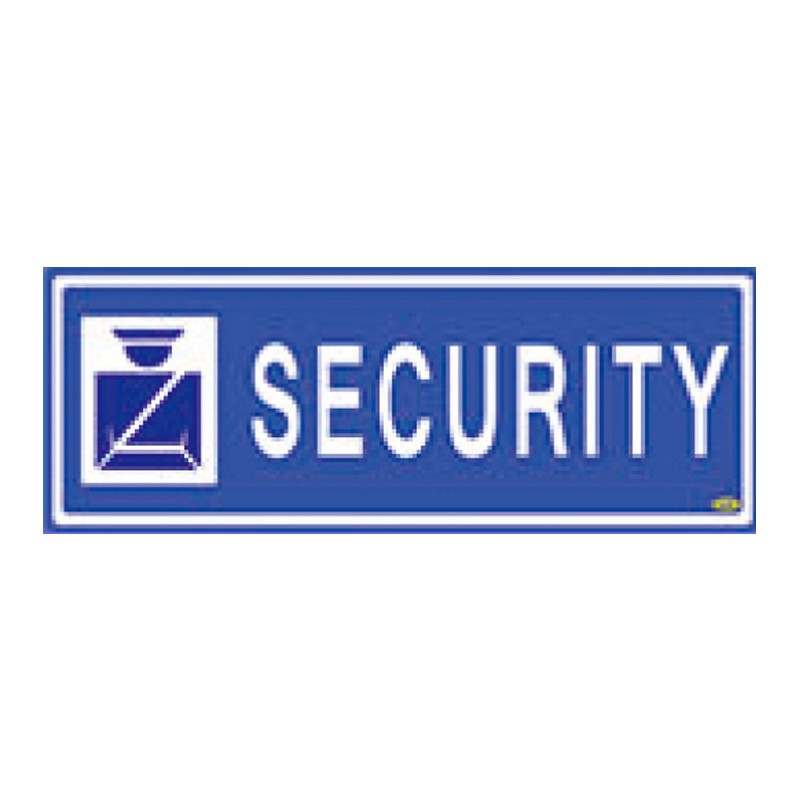 

GM LABEL BESAR SECURITY (30X10CM) GM LB 426C WARNA