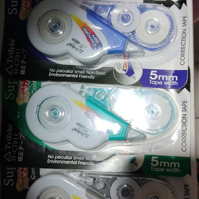 

Diskon Correction Tape (Tipex) Trifelo Tf-Ct911 20M Bagus