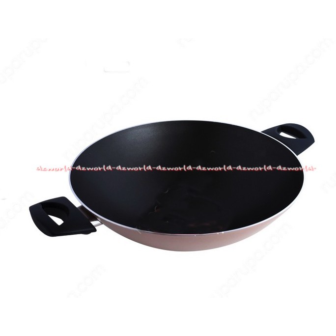 Krischef Wok With Glass Lid 30cm Panci Work Dengan Tutup Kaca Wajan Krischef