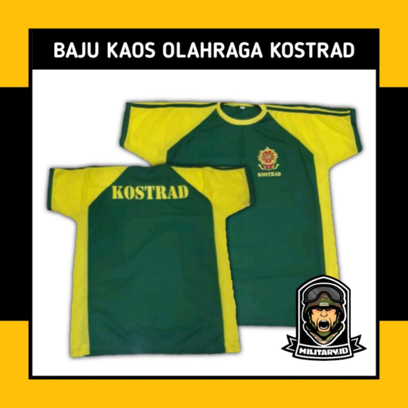 Baju Kaos Olahraga TNI  Kostrad Shopee Indonesia