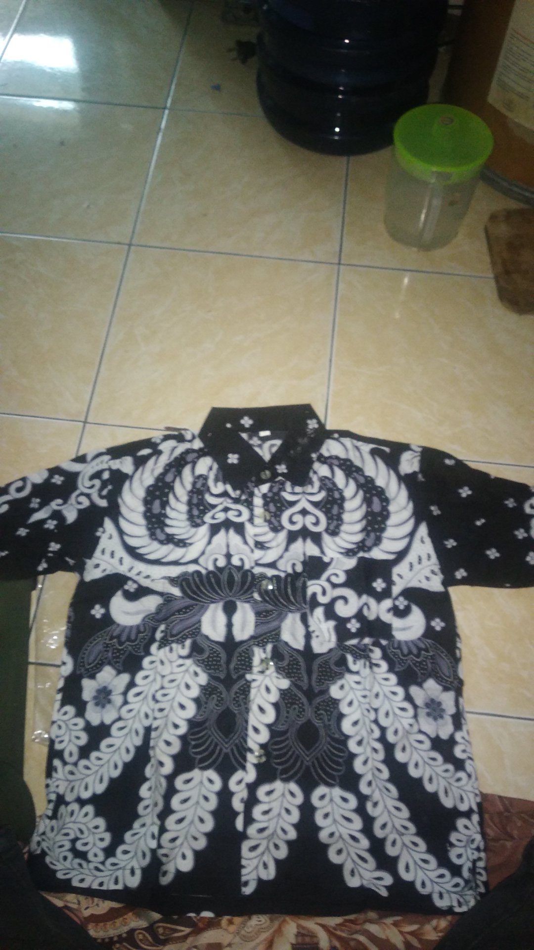 Batik Couple Keluarga Sania Ruffle Ori Ndoro Jowi Dnt Motif Gurita