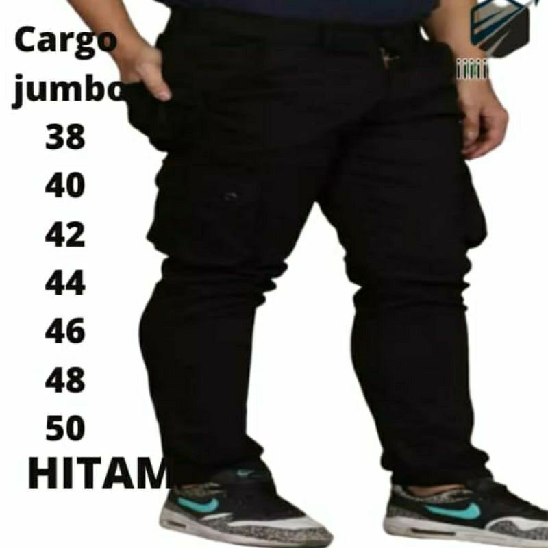 HOT PROMO Celana Cargo Panjang Big Size 36-50 / CELANA BIG SIZE / Celana Cargo Pria Big Size/Celana Panjang Pria Jumbo