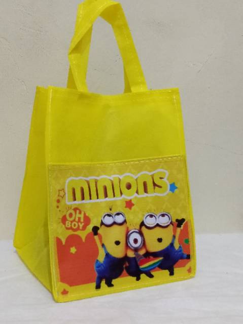 Tas ulang tahun minion 2 kantong