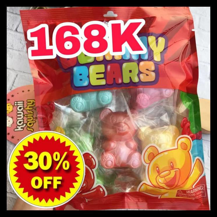 {BISA COD} SALE Silly Squishy Gummy Bear GRATIS ONGKIR Kode 105