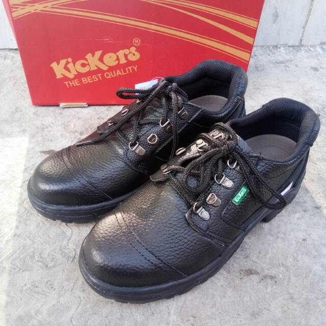 Sepatu sefty boots pendek kulit asli