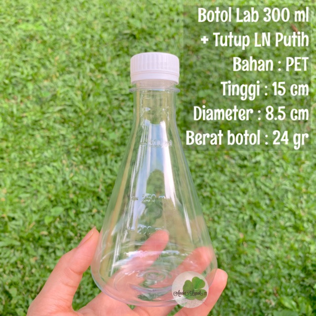 Botol Lab 300 ml botol lucu