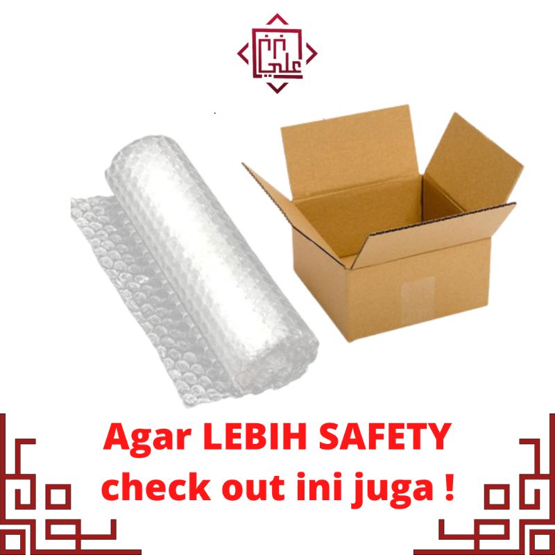 

Bubble Wrap dan Kardus tambahan untuk packing