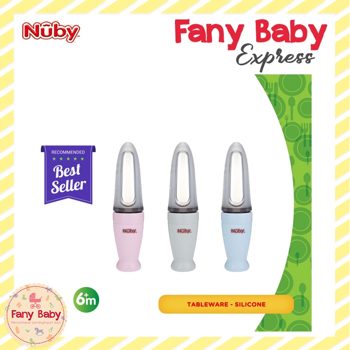 NUBY ALL SILICONE SQUEEZE FEEDER