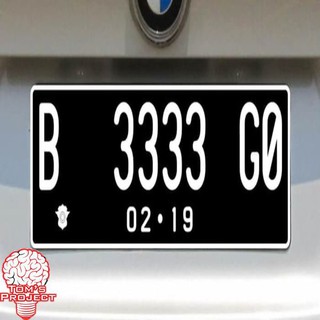 25+ Trend Terbaru Font Stiker Cutting Plat Nomor Motor ...