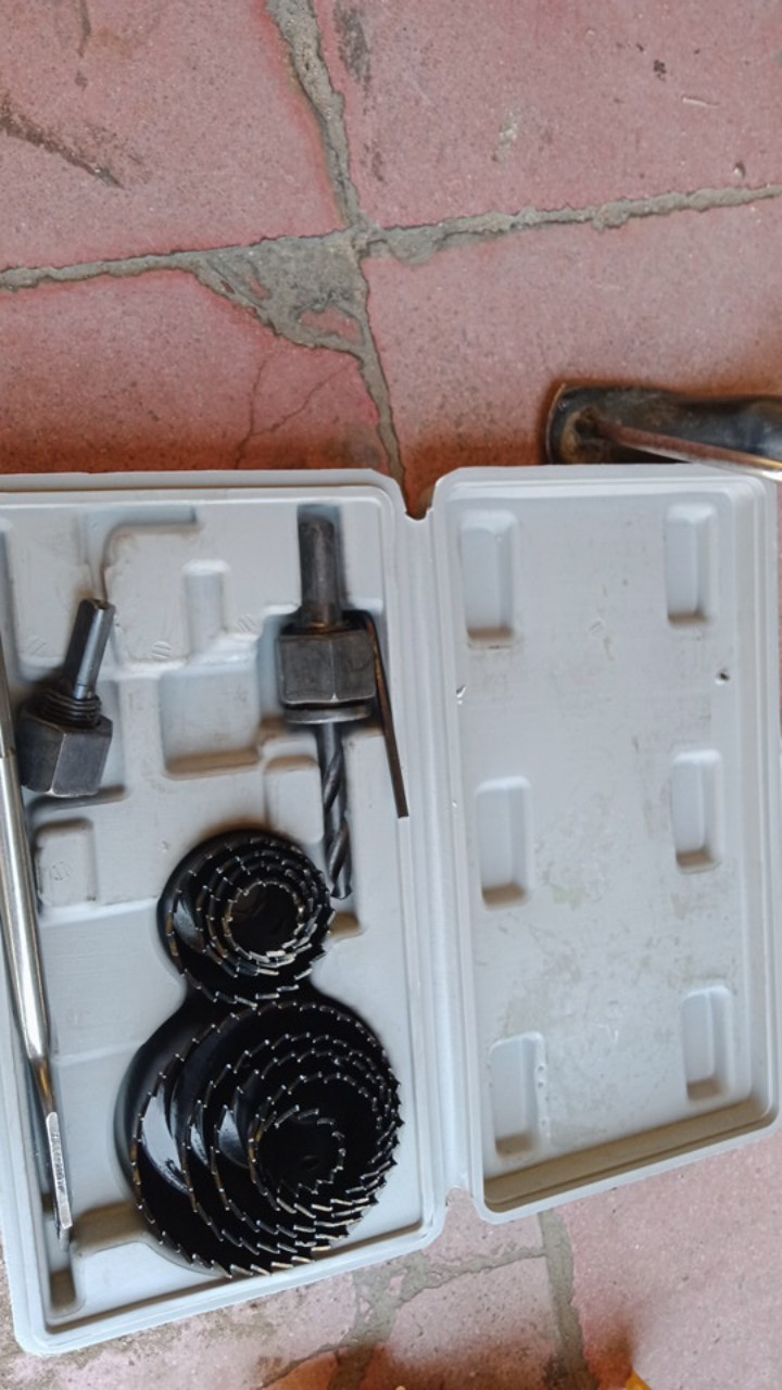Holesaw Set Hole Saw Kit 13 Pcs Pelubang Kayu Pvc 13 Pcs Hidroponik Holesaw Kit Carbon Steel 13pc