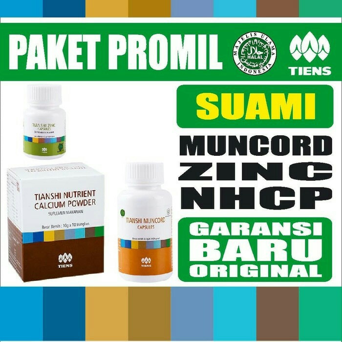 Paket Promil Pria Tiens Original (NHCP zinc dan muncord)