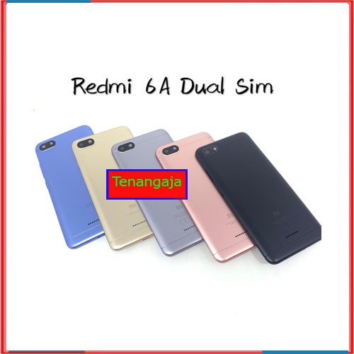 Backdoor Tutupan Baterai Back Casing Xiaomi Redmi 6A Dual Sim