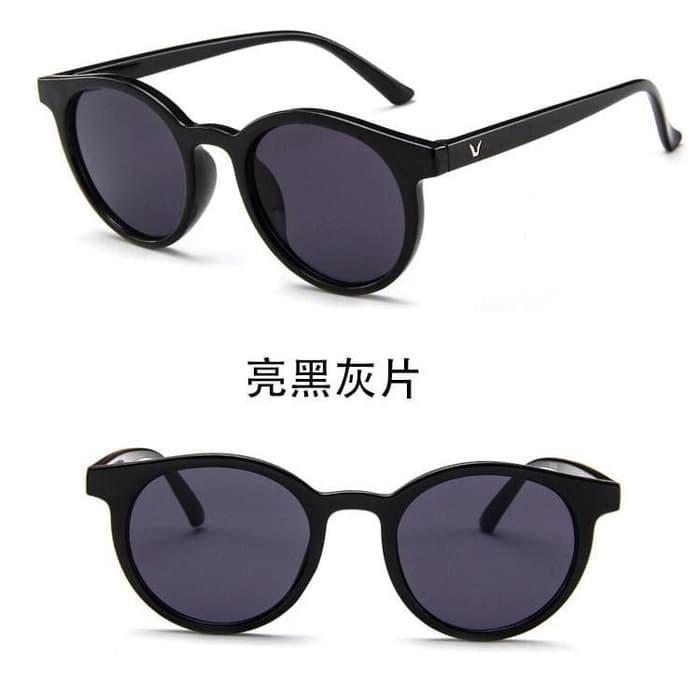 KACAMATA FASHION WANITA / KACAMATA FASHION KOREA / KACAMATA KOREAN-hitam - hitam