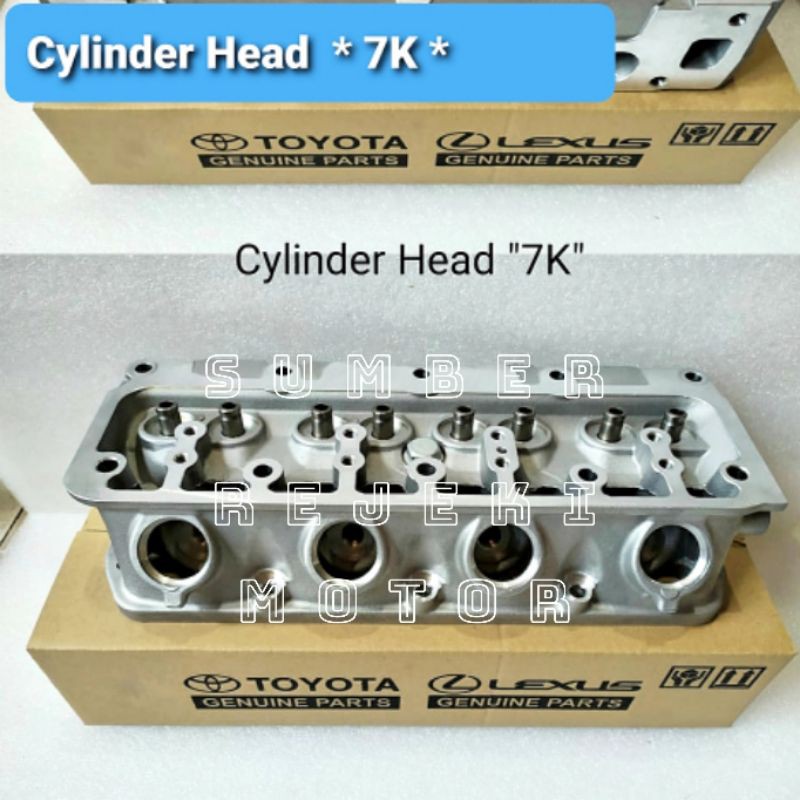 cylinder head kijang 7k original