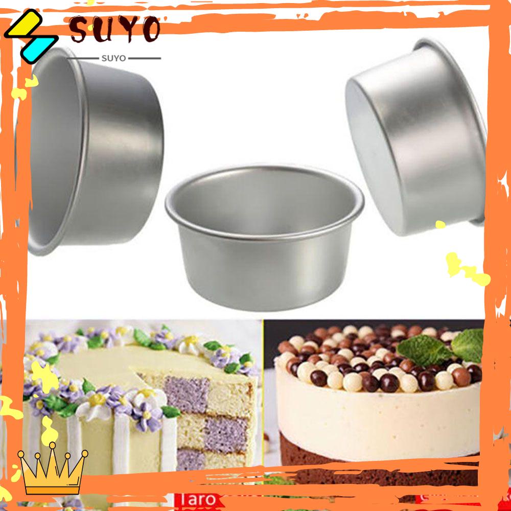 Suyo Cetakan Kue DIY Ukuran 4 / 6 Inch Bahan Alumunium Alloy