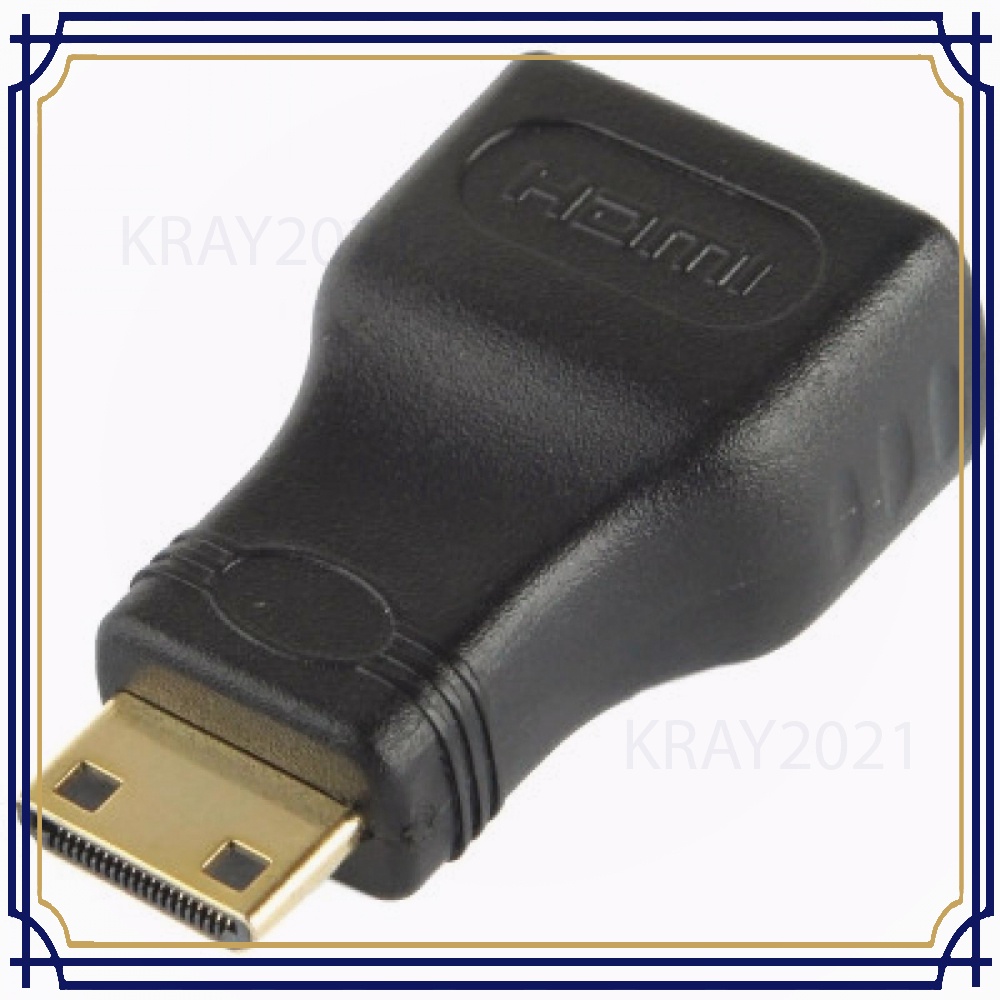 Adaptor Konverter HDMI Male ke HDMI 19 Pin Female HM420