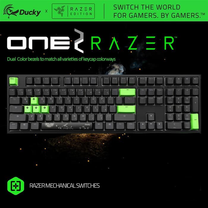 Ducky One 2 Razer Edition RGB - Mechanical Gaming Keyboard