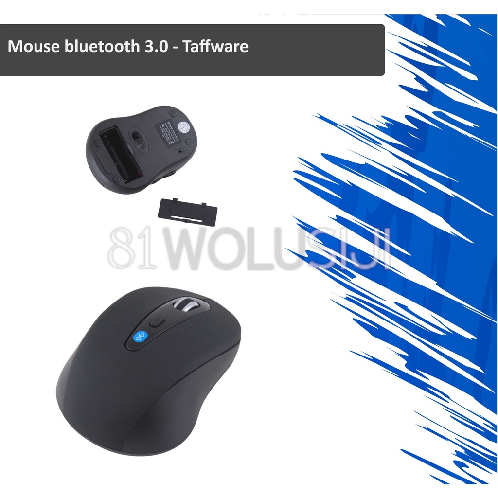 Mouse Wireless Bluetooth 3.0 1600DPI - Taffware