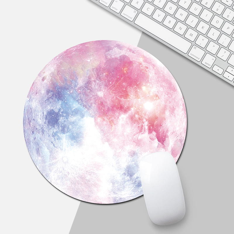 9 Styles Cartoon Computer Mouse Padding / Round  Rubber Thickening Mouse Pad / 20CM cute animal mouse pad for  xiaomi Lenovo