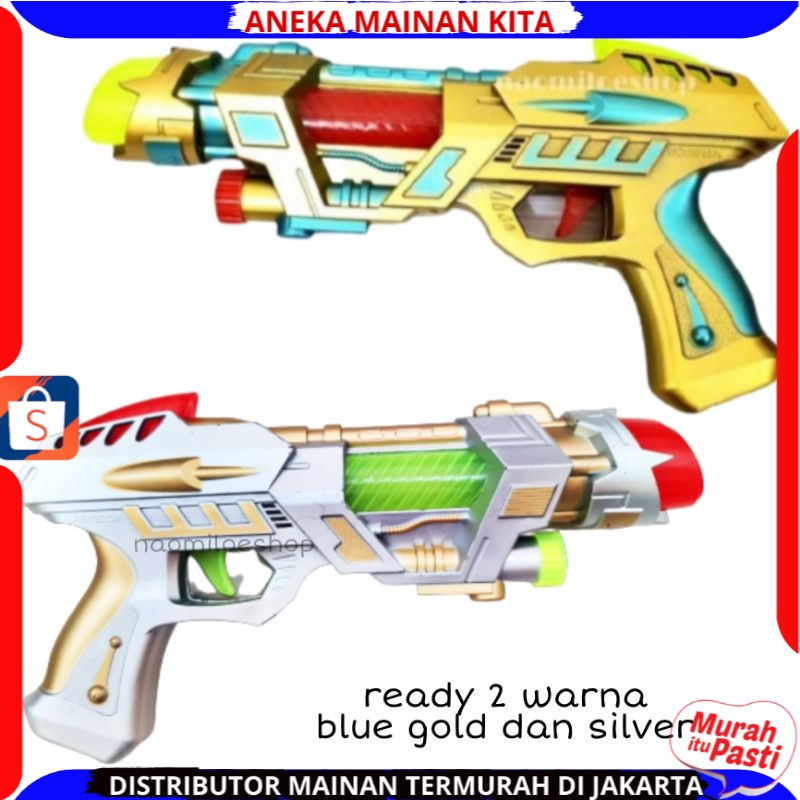 mainan anak laki laki mainan pistol laser pistol baterai anak