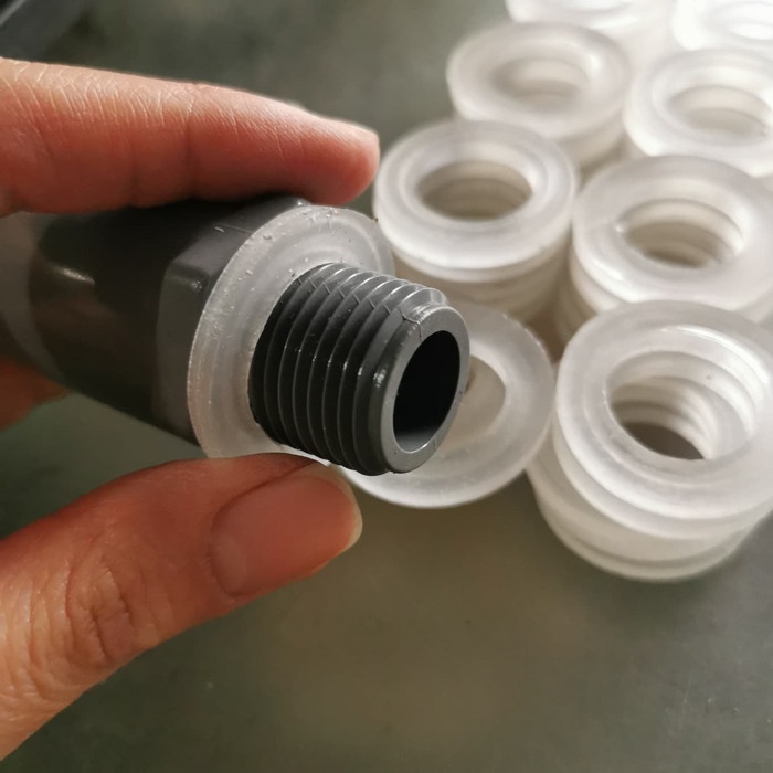 a7mkdf7 Karet Seal Putih Untuk Sambungan Pipa Pvc 3/4" Union Sock Ring Cincin Bf20V1
