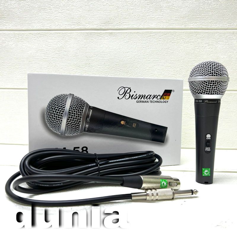 Microphone mic kabel Bismarck BM 58 Original