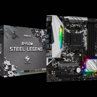ASRock B450M Steel Legend (AM4, AMD Promontory B450, DDR4, USB3.1, SATA3)