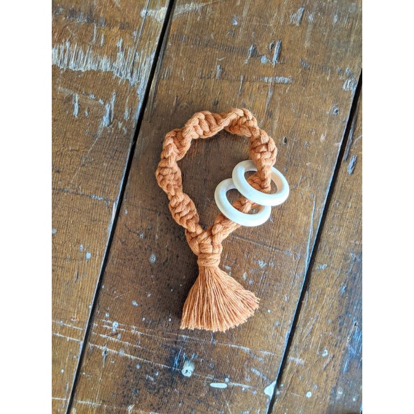 Macrame Teether Baby