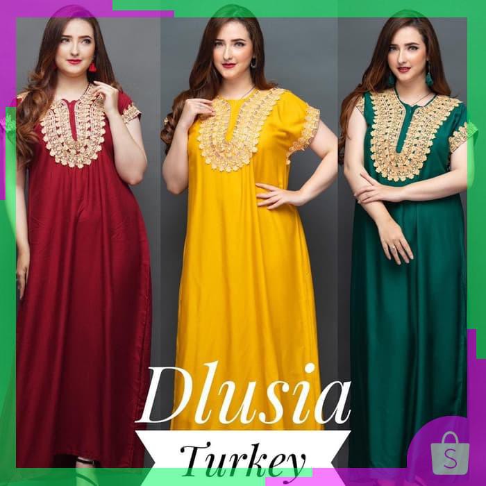 daster arab/india/dubai/turki dlusia turkey dress busui kekinian