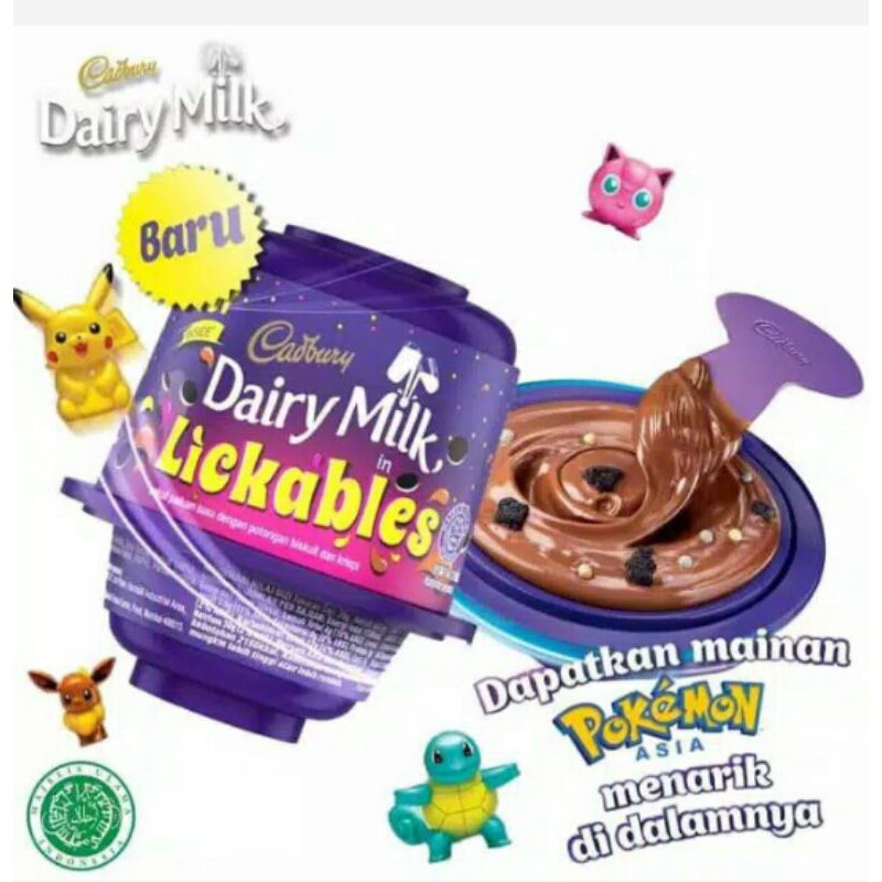 

Cadbury coklat diary milk lickables 20g