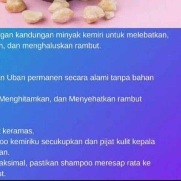 shampoo kemiri penghilang uban