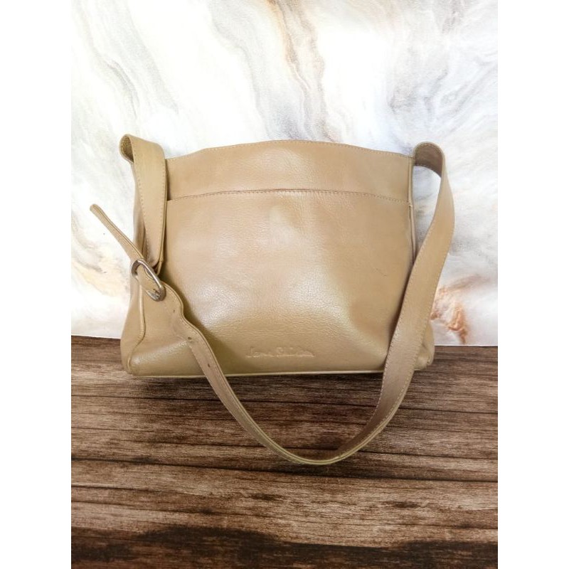 Tas kulit Jane Shilton London Preloved / tas second