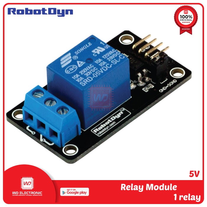 RobotDyn Relay 1 channel 5V relay module