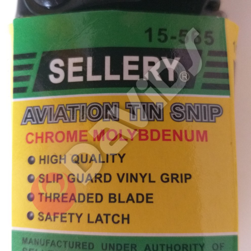 Sellery Gunting Baja Ringan Seng Galvalum Plat Holo Hollow 10 Inch