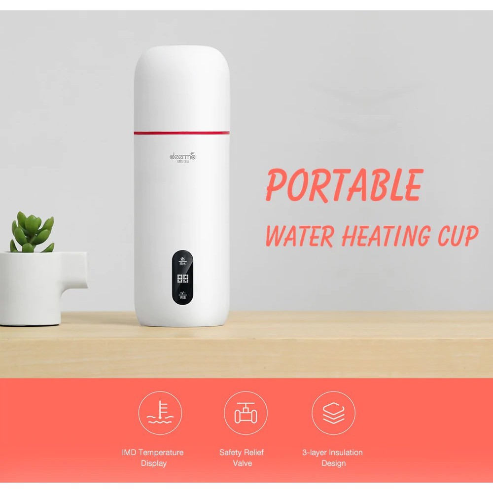 DEM-DR035S - Botol Termos Air Elektrik Portabel 350ML