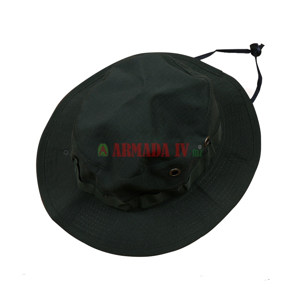 Topi Rimba Ijo TNI Polos Biasa