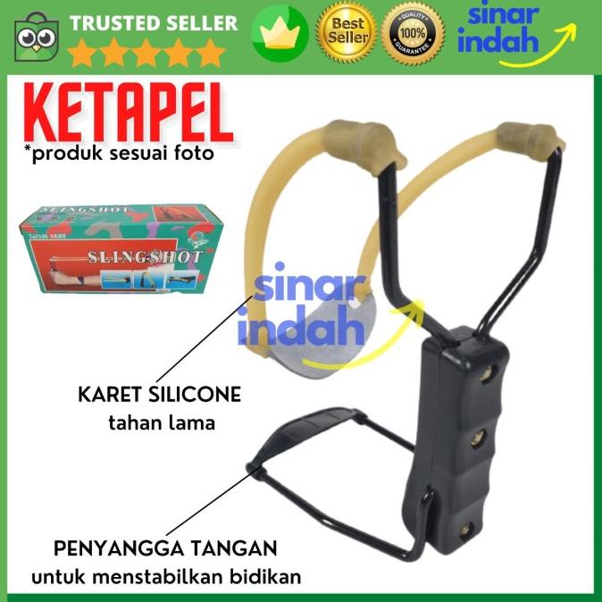 Ketapel Karet Ketapel Slingshot Rubber Slingshot Flatband Bahan ABS
