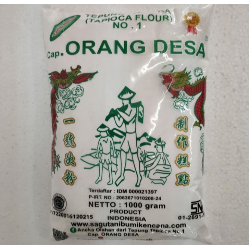 

TEPUNG TAPIOKA CAP ORANG DESA 1KILO