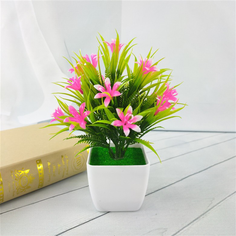 LABOCA / MB / COD / POT TANAMAN  BUNGA PLASTIK-Pink