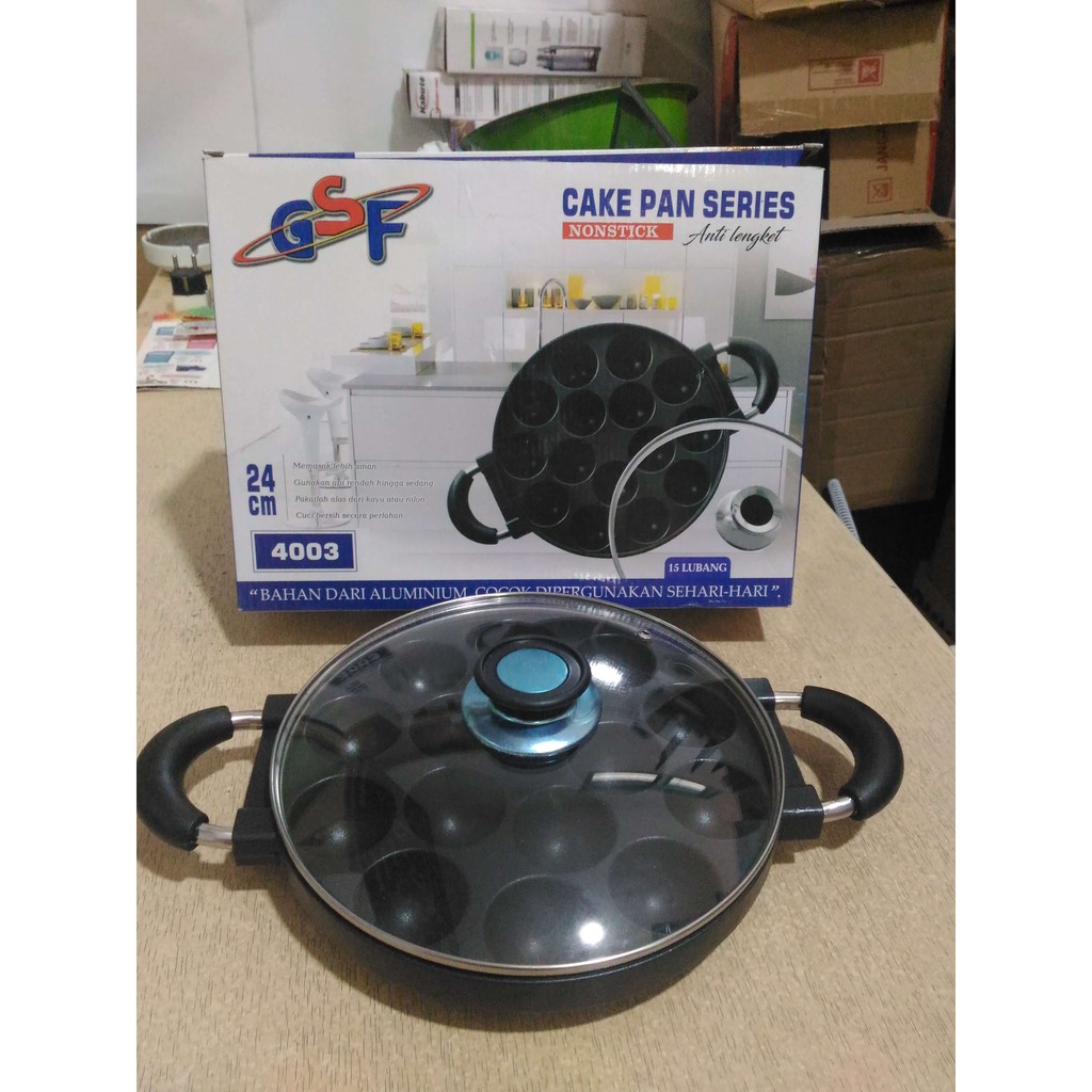 Cetakan Takoyaki 15 Lubang Teflon GSF 4003