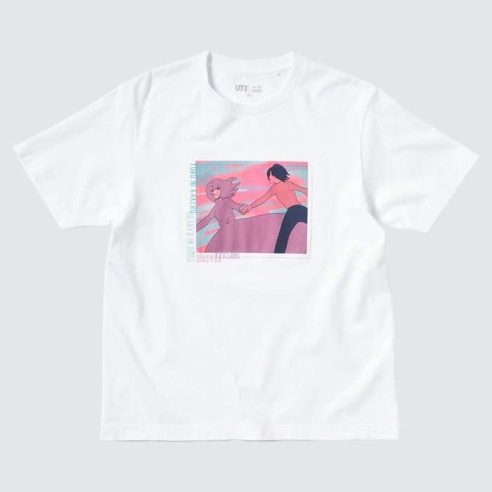 UT UNIQLO YOASOBI T-SHIRT ORI (IMPORT) - WHITE 1, XL