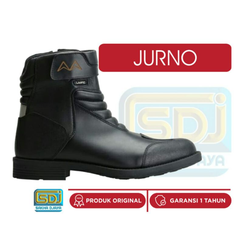 SEPATU TOURING LAARZ JURNO - BLACK