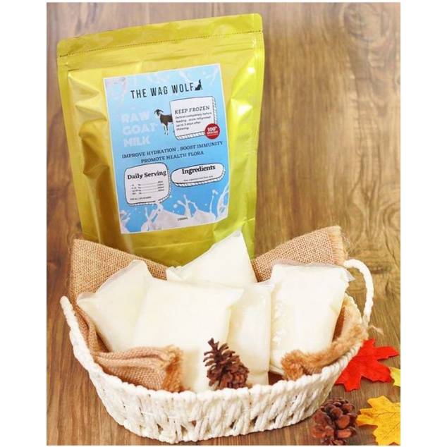 

The Wag Wolf | Raw Goat Milk 1000ML | Susu Kambing Ettawa Murni 100%