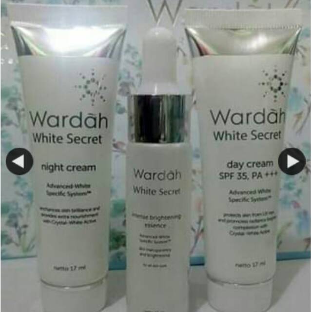 Buruan wardah white secret sepaket preloved cuman 48000( day cream )