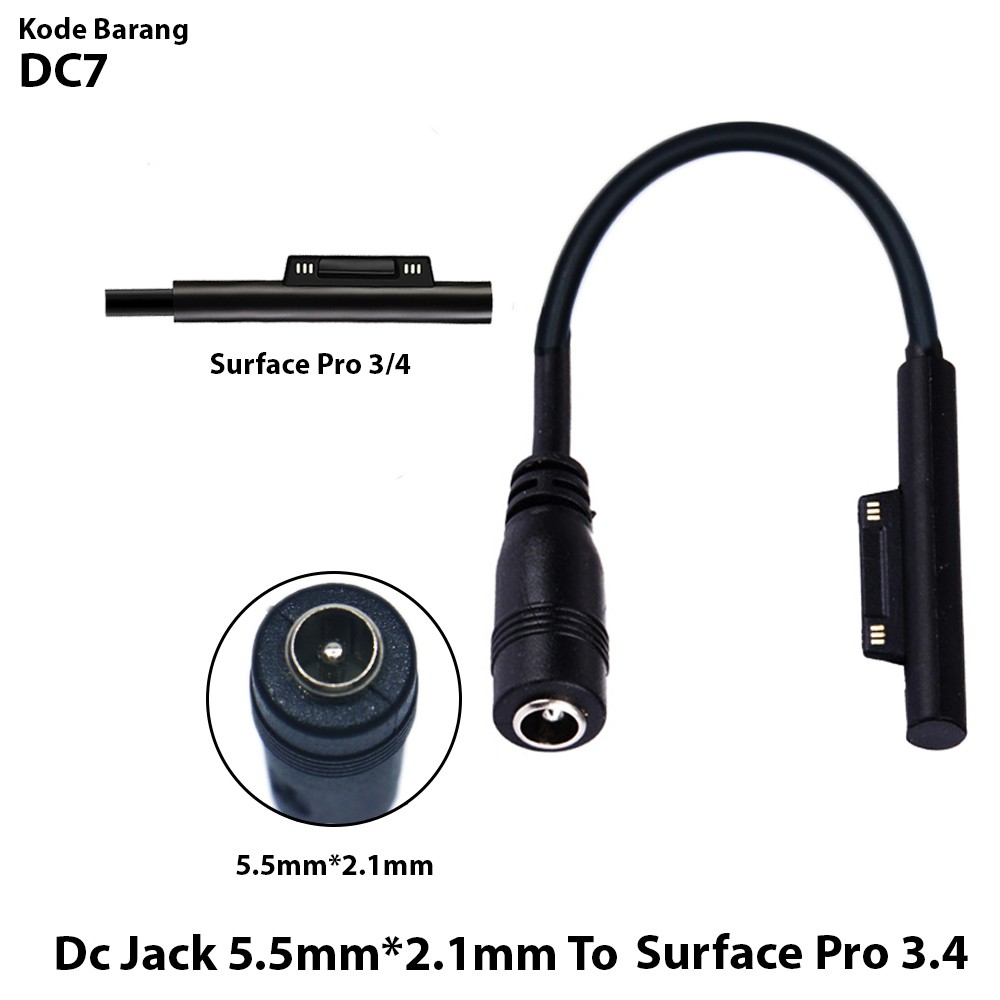 DC Konektor Connector Female Surface Pro 3 - 4 dc7
