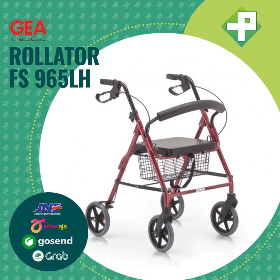 Rollator GEA FS 965 H / Alat Penunjang Gerak Dengan Roda GEA FS 965 H