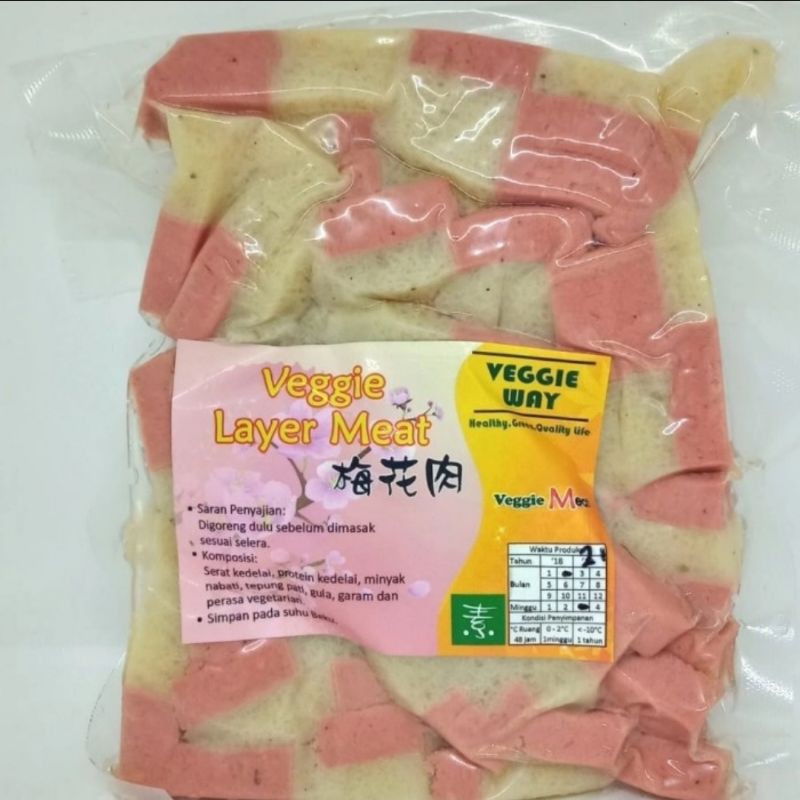

layer meat veegtarian/ sam can vegetarian