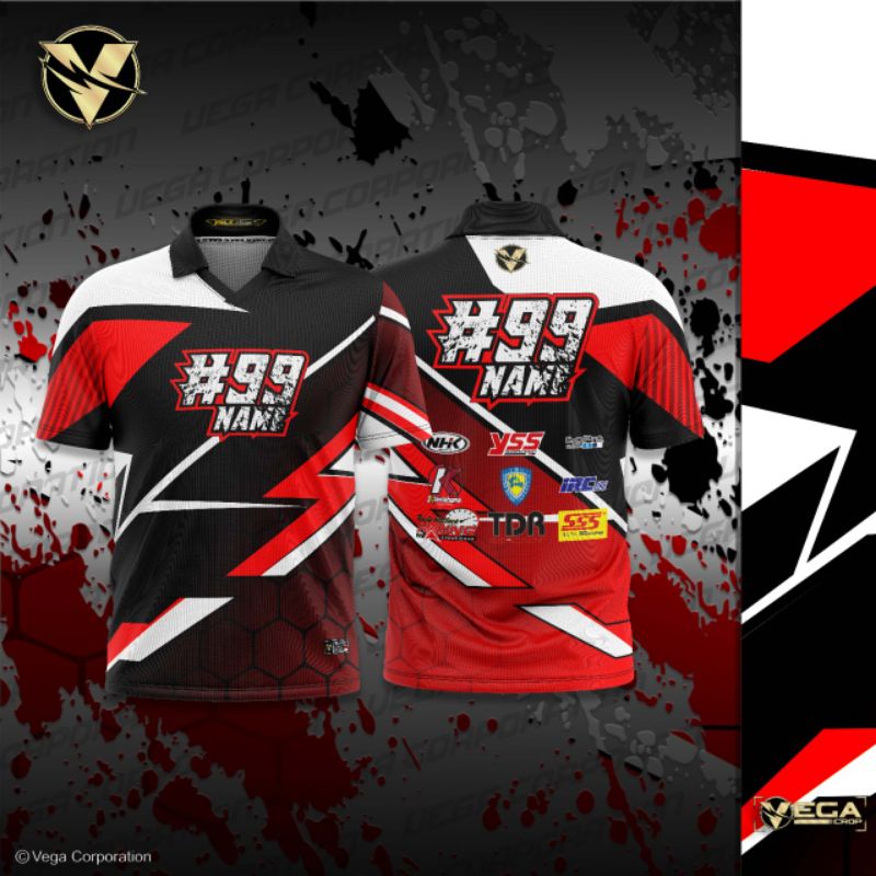 jersey racing balap drag team jersey crew lengan penjang pendek free custom nama dan logo