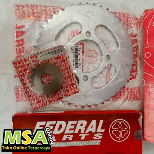 Gir Ger Gear Set Girset Suzuki Thunder 125 Federal