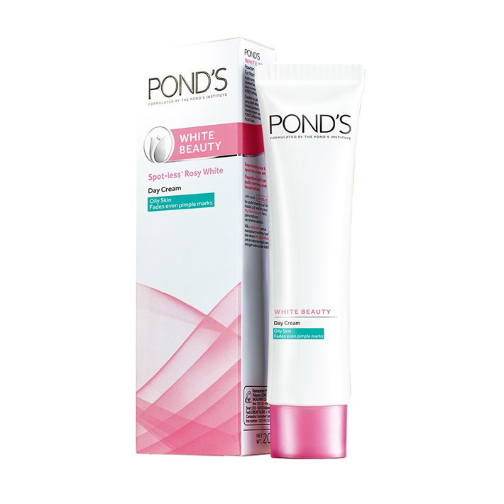 Ponds White Beauty Day Cream For Oily Skin 40gr Shopee Indonesia